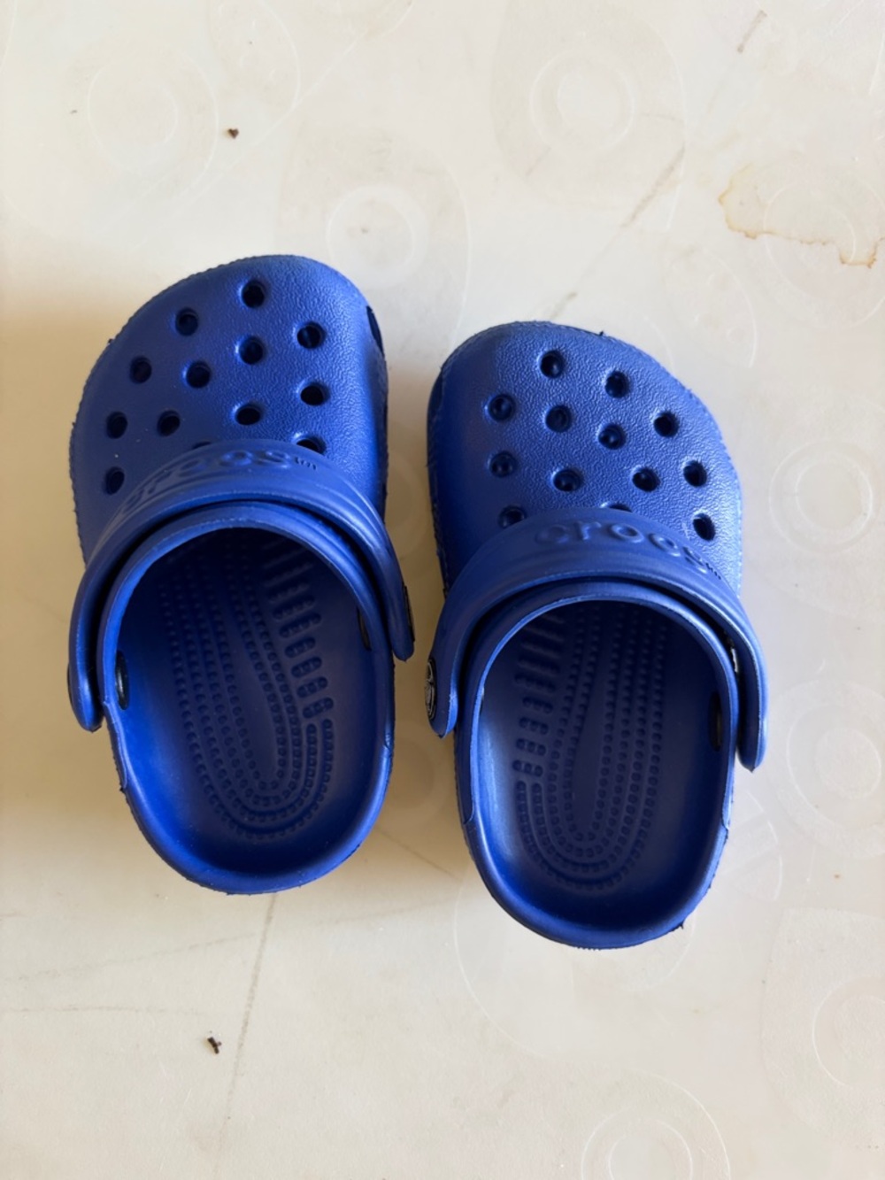 CROCS Kids Royal Blue Classic Clogs